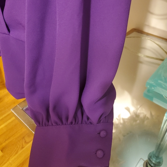 Tie Back wrap blouse - Picture 6 of 7